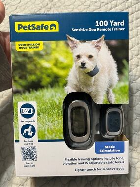 PetSafe Blue and Yellow 100 Yard Sensitive Dog Remote Trainer